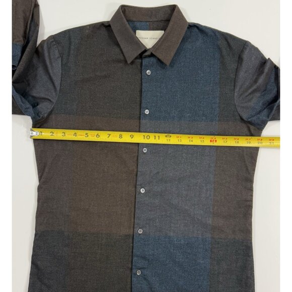 Stephan Schneider Womens Flannel Shirt Sz 3 Large Long Sleeve Button Up Belgium - Picture 7 of 9